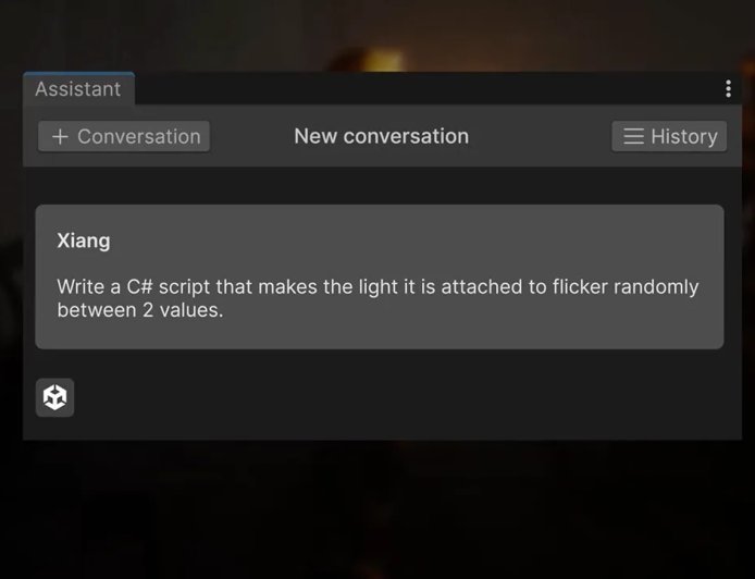 Unity 拟推出 AI 创作工具，可通过自然语言直接生成游戏