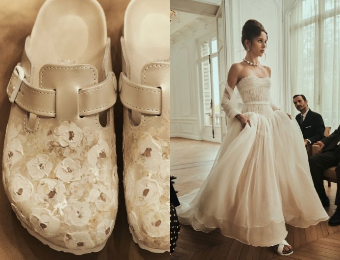 說流行／穿勃肯鞋結婚！Danielle Frankel以珍珠點綴訂製鞋寫下浪漫篇章