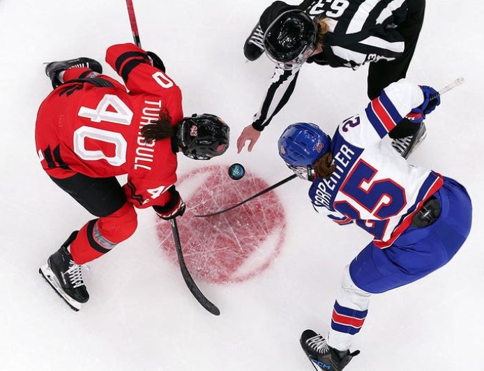 Bitter rivals clash as US women's hockey eyes Olympic gold medal in final against defending champion Canada