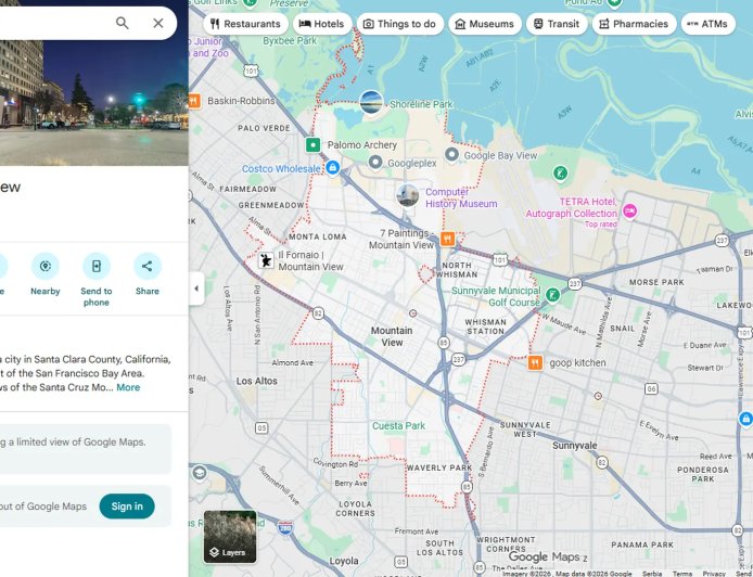 未登录用户已被限制在Google地图访问评论等关键信息