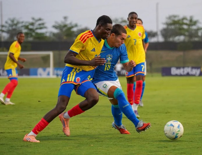 Brazil held by Colombia in final U17 warm-up before tournament