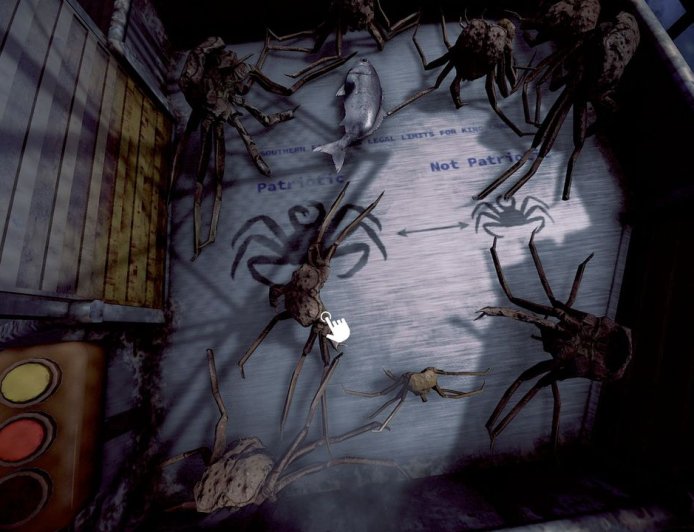 Crabmeat is a horror game about catching crabs—no, not like that