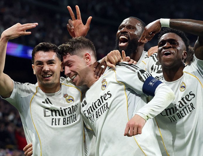 Valverde hat-trick stuns Man City in Madrid