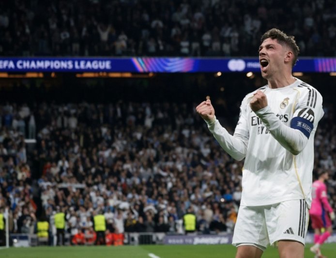 Real Madrid run riot as Valverde treble stuns Man City