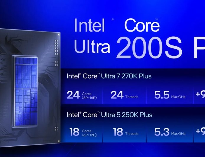 英特尔发布 Core Ultra 270K Plus 与 250K Plus 号称“迄今最快游戏桌面处理器” ​