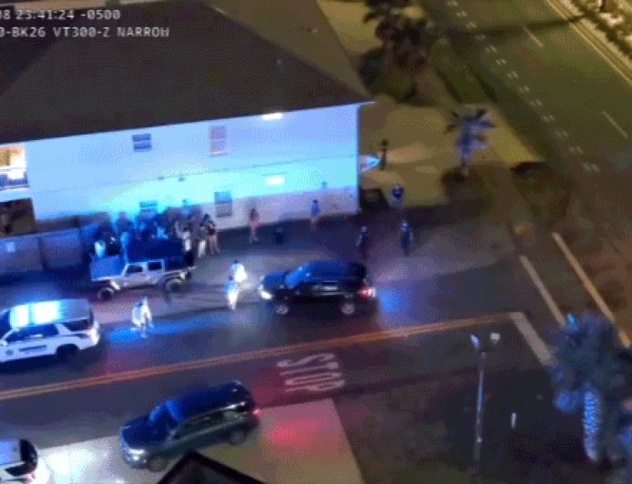 Party chaos caught on camera as police push new tactic to scare spring breakers