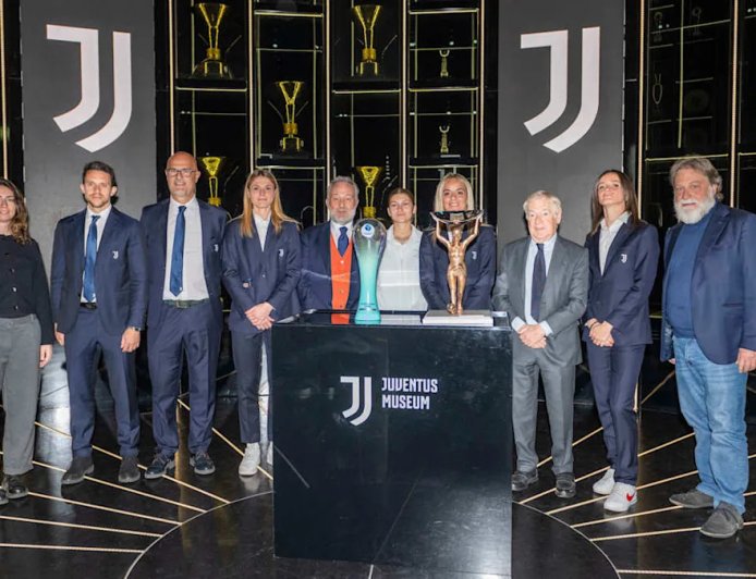 The Super Cup and the Viareggio Women’s Cup go on display at the Juventus Museum