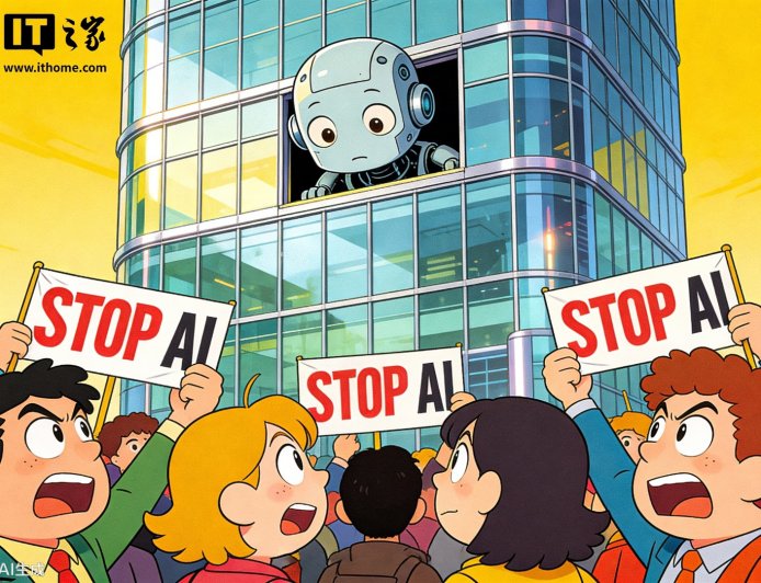 近 200 人在 Anthropic 总部前抗议，称 AI 若能自我迭代恐将威胁人类生存