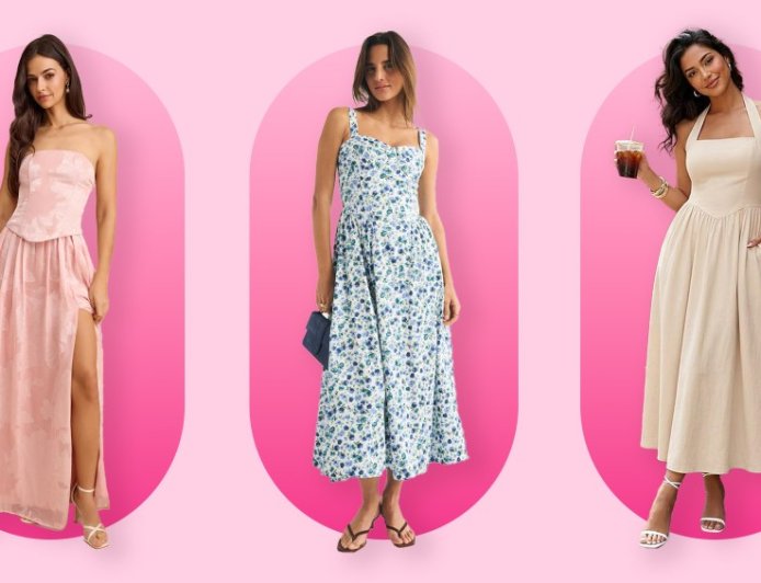 Basque-Waist Dresses Are the Flattering Trend Everyone Is Wearing Now