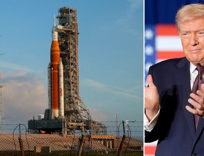 Trump hypes moon mission as Artemis II prepares to lift off under pressure from past failures