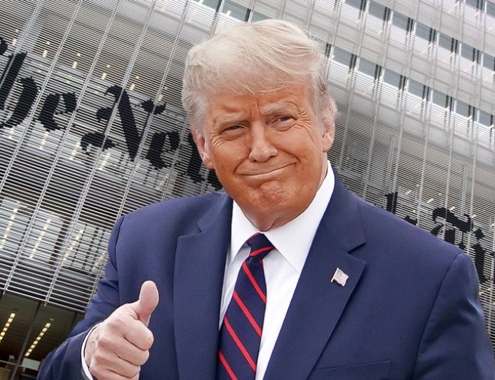 Trump proclaims 'failing' New York Times has no credibility, 'running on past fumes'