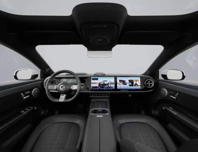 smart 首台豪华掀背轿车，精灵#6 EHD 内饰官图公布