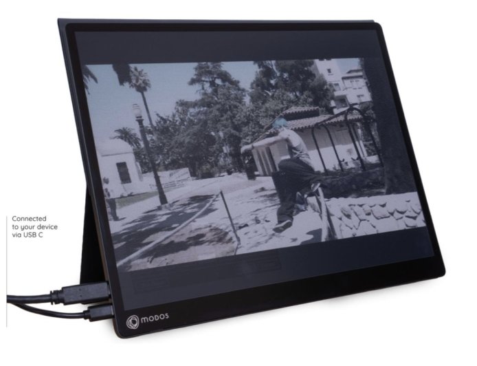 Modos Flow 便携屏预热：配 13.3 英寸黑白 / 彩色 60Hz 墨水屏面板，搭开源固件