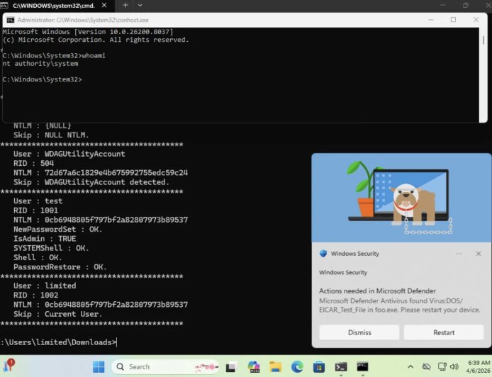 开发者不满微软 MSRC 安全部门响应流程，公开披露 Windows 本地提权零日漏洞