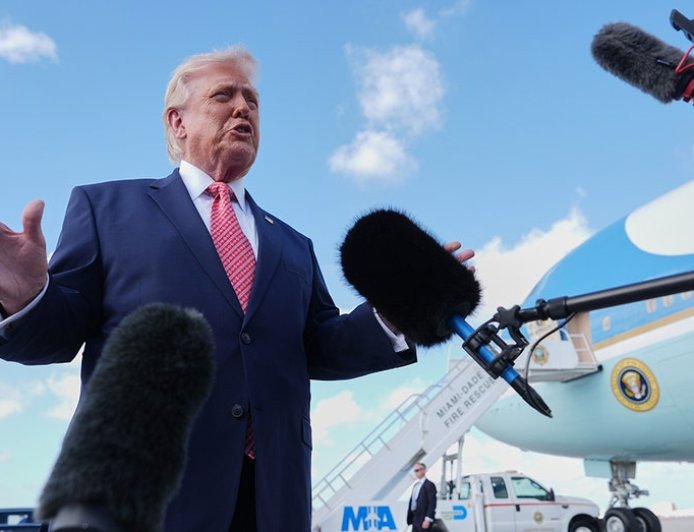 From Iran to the fake Jesus image, Trump is facing a growing backlash for his inflammatory rhetoric