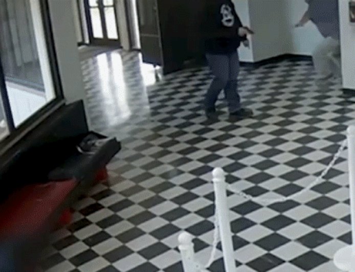 New video shows Oklahoma high school principal tackling gunman who opened fire inside the school