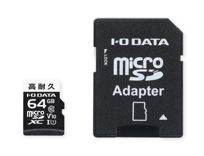 I-O DATA 发布 pSLC microSD 存储卡 MSD-DR / NC，支持 3 万次覆写