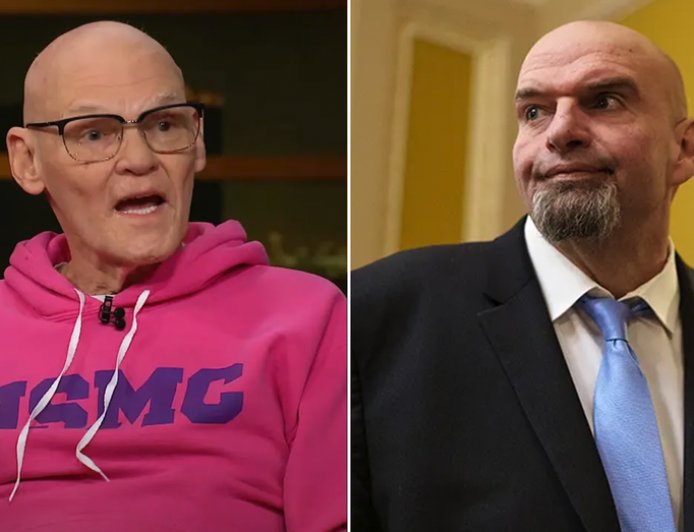 Carville says possibility of Fetterman switching parties is 'real threat' to Dems' Senate plans