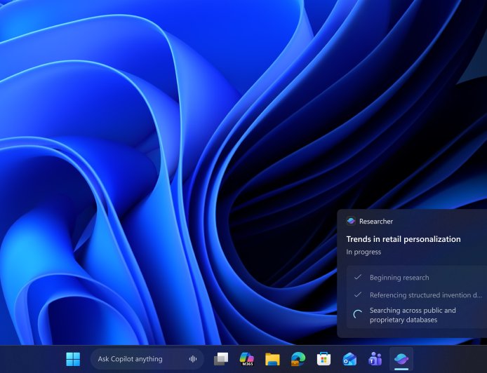 Windows 11任务栏仍将迎来AI智能代理 正为推出做准备