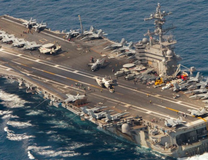 “布什”号航母赶往中东 反常绕行好望角