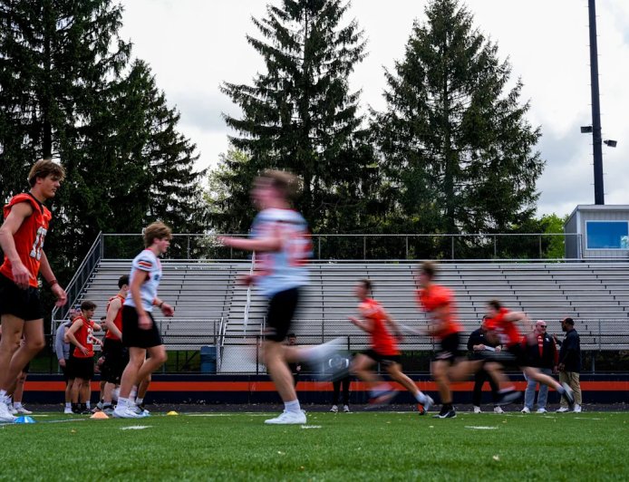 When are central Ohio high school football's 2026 college showcases?