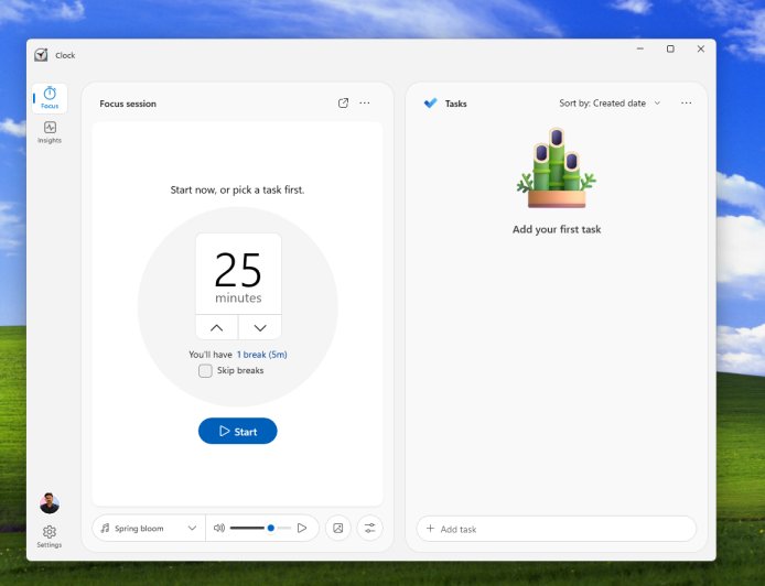 Windows 11时钟App改版 加入AI、感知走神并自动暂停计时