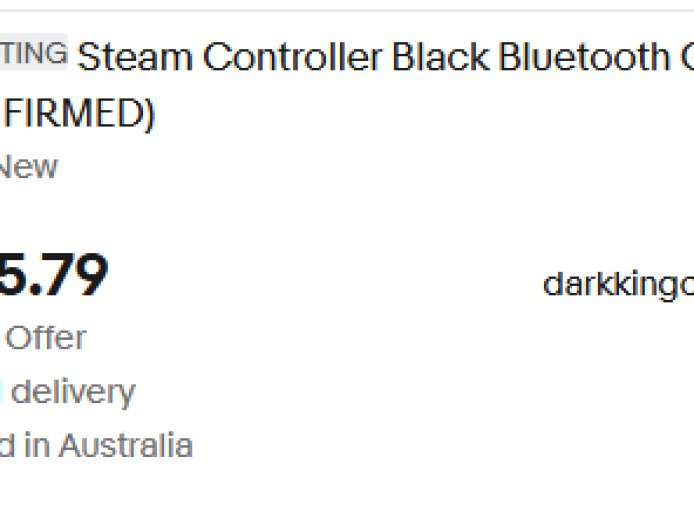 Steam 手柄开售秒没，黄牛转手卖三倍价