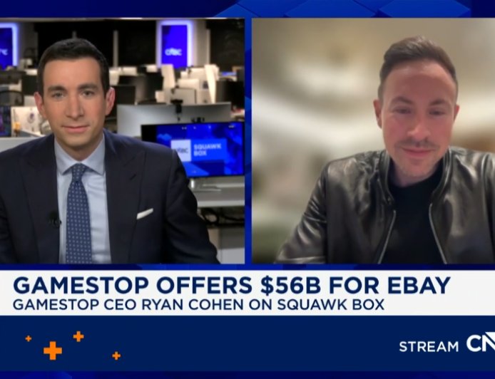 GameStop CEO baffles CNBC anchors in bizarre interview