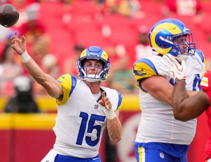 It's wise not to trust the NFL preseason but, holy moly, Rams QB Ty Simpson looks like a stud